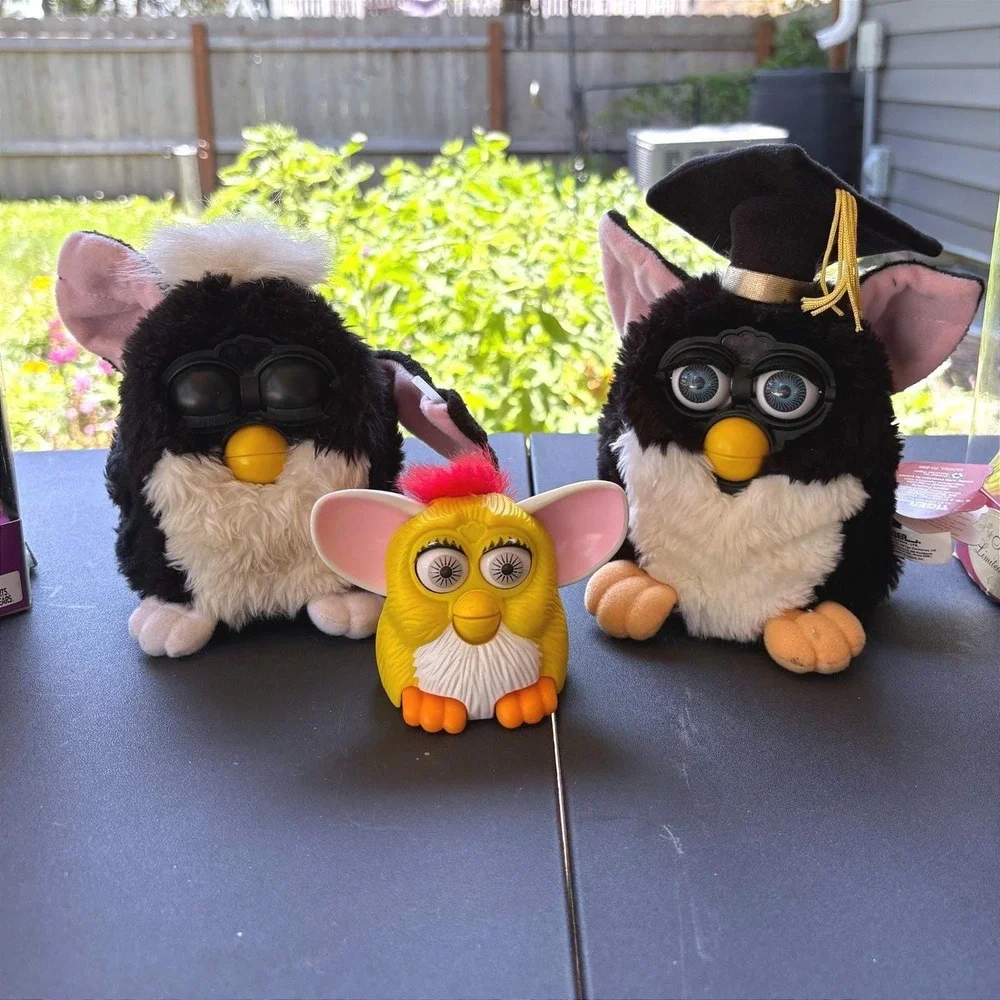 Tiger‎ Electronics Furby 1999 Graduation Limited Edition Tuxedo Lot PARTS ONLY
